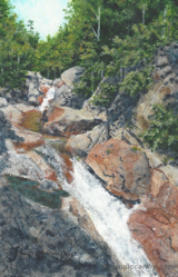 Waterfall on a Summer Day